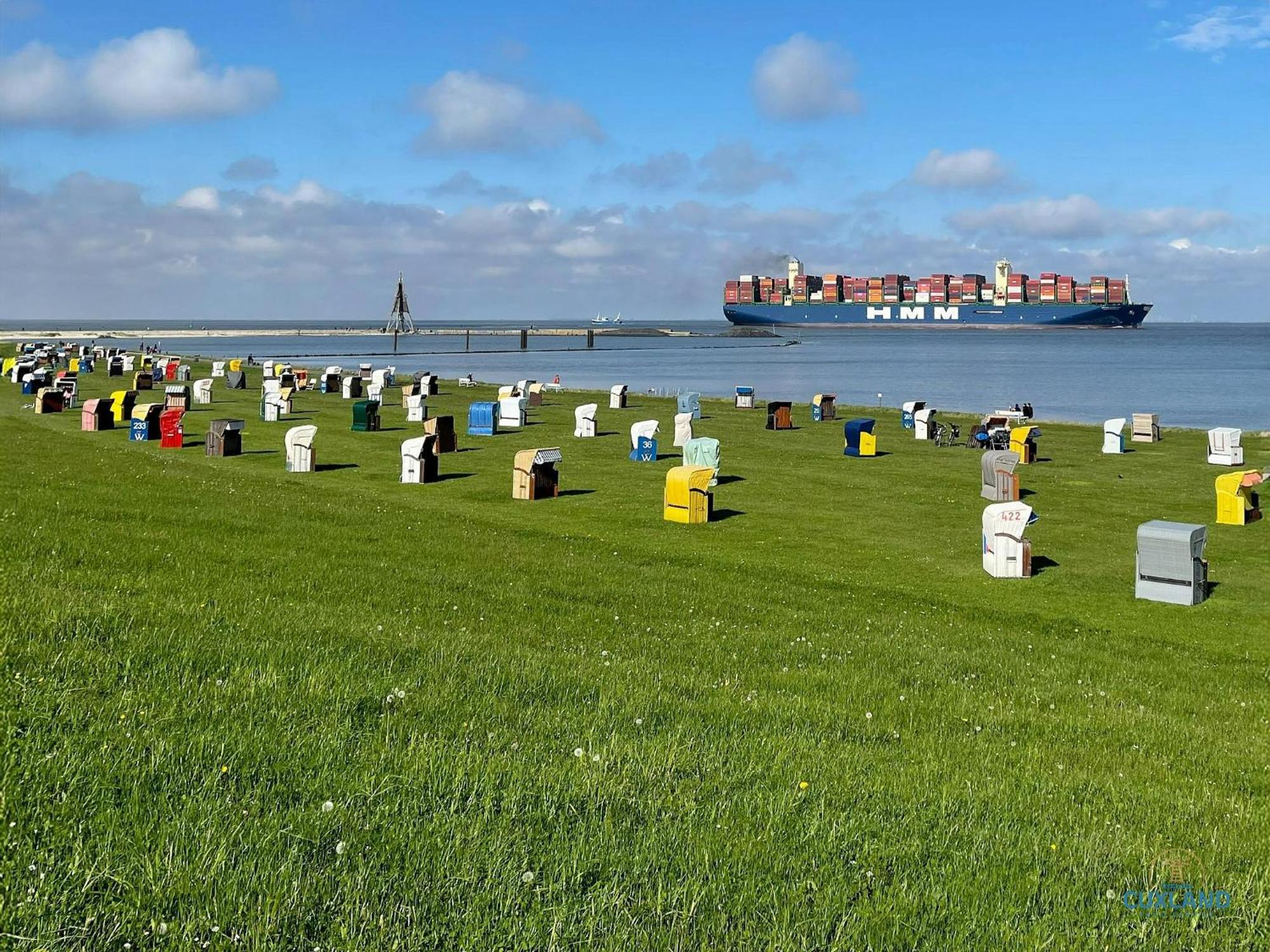 Haus Oceanic Doese Wohnung 1 Cuxhaven Bagian luar foto